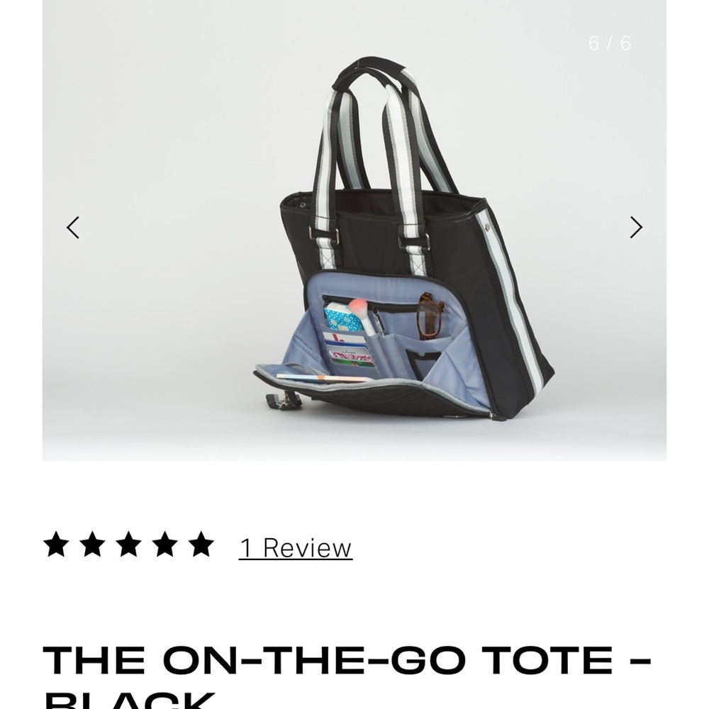 Ihkwip on the go tote black and white - Picture 7 of 7